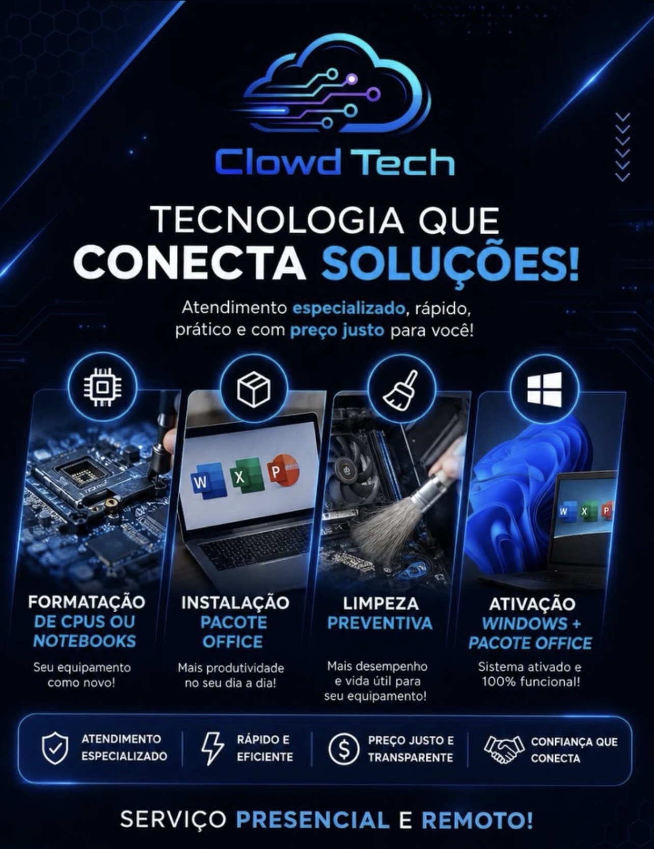 Identidade visual Clowd Tech